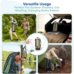 HappyPo Camping Shower with Foot Pump, thumbnail 6