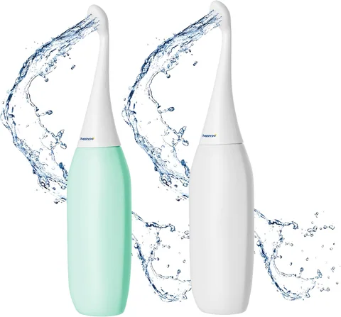 HappyPo Easy-Bidet 2.0 Duo Set, White and Mint