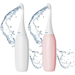 HappyPo Easy-Bidet 2.0 Duo Set, White and Rose, thumbnail 1